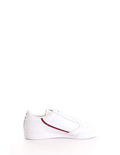 Adidas Continental 80, Zapatillas de Gimnasia para Hombre, Blanco (FTWR White/Scarlet/Collegiate Navy FTWR White/Scarlet/Collegiate Navy), 40 2/3 EU