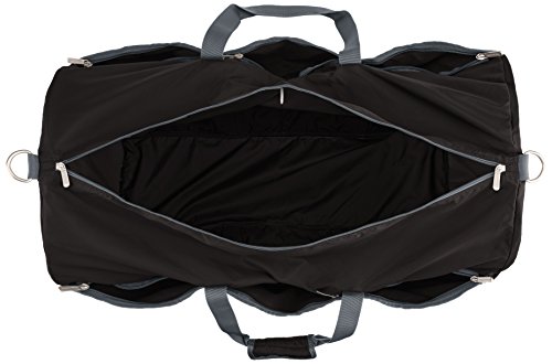 AmazonBasics - Bolsa grande de viaje/deporte (lona, 98 l), color negro