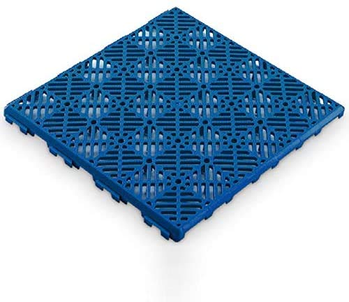 Antihumedades Losetas Suelo de terraza, Piscinas, remolques (30x30cm) Pack 48 uds Color a Elegir (Azul)