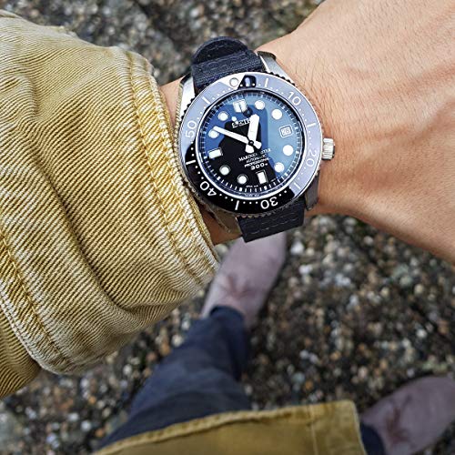 Archer Watch Straps | Correas Reloj Lona de Liberación Rápida para Hombre y Mujer | para Relojes y Smartwatch (Azul Marino, 20mm)