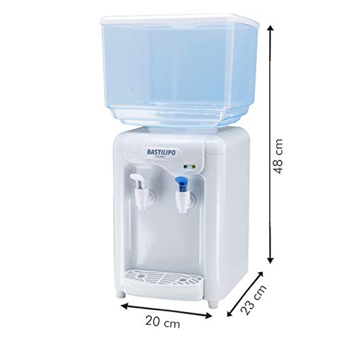 Bastilipo Riofrio Dispensador de Agua Fría, 65 W, 7 litros, Plástico, Blanco