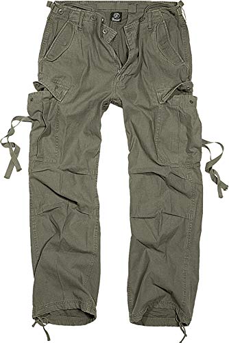 Brandit M65 Trouser Pantalón de Vestir, Olive, 4XL para Hombre
