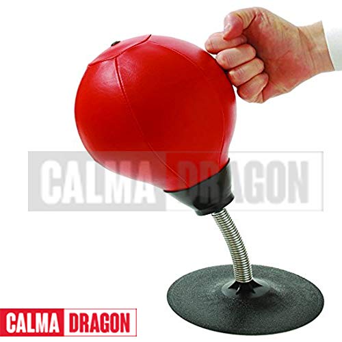 Calma Dragon Punching Ball Saco de Boxeo de Mesa Ideal para descargar tensiones.
