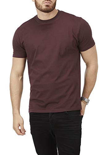 Charles Wilson Paquete 5 Camisetas Cuello Redondo Lisas (Large, Dark Essentials)