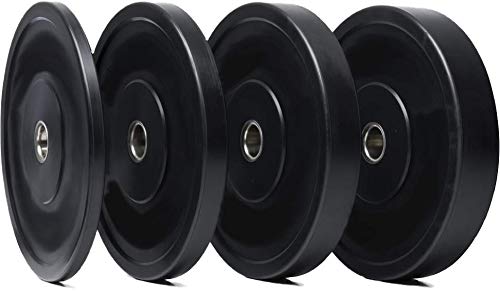 C.P. Sports - Discos de pesas (50 mm, goma, para pesas de 5, 10, 15, 20 kg), tamaño 5 kg - Paar