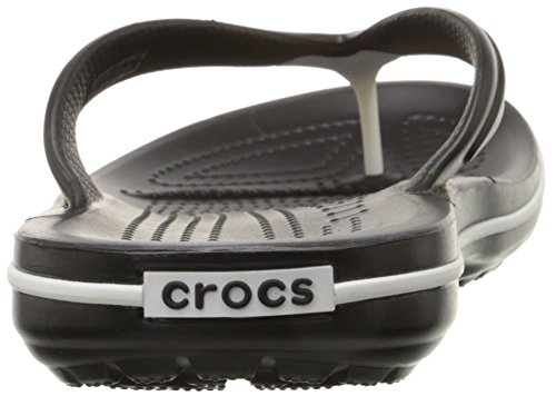 Crocs Crocband Flip, Chanclas Unisex-Adult, Black, 39/40 EU
