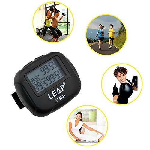 cuzit LCD Digital Pantalla grande alarma temporizador de intervalos TF6204 Trainning Crossfit Running Yoga peso levantamiento Running cronómetro deportes temporizador