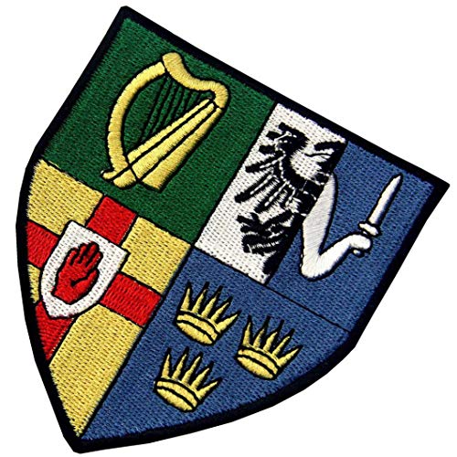 Emblema Del Escudo De Las Provincias De Irlanda Escudo Irlandés De La Bandera De La Bandera Bordado En Cosido En Remiendo