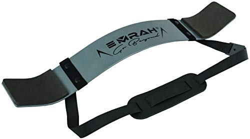 EMRAH Arm Blaster, Bicep Blaster, Aislador de Brazo y Bíceps, Levantamiento de Pesas, Arm Curl, Bicep Isolater Trainer, Accesorio para Gimnasio (Metal Grey)