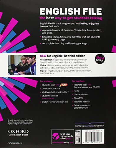 English File 3rd Edition Intermediate Plus Student's Book + Workbook with Key Pack (English File Third Edition)