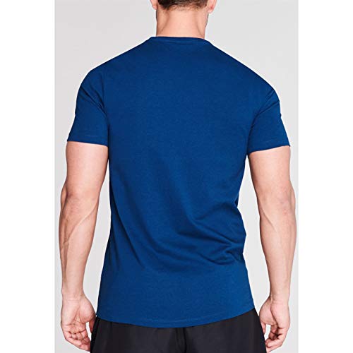 Everlast - Camiseta de cuello redondo para hombre, diseño de laurel Azul azul XL