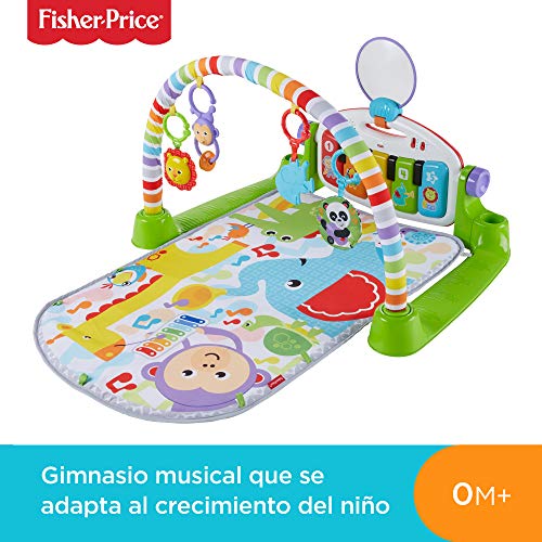 Fisher-Price - Gimnasio bebé Piano Pataditas superaprendizaje - (Mattel FWT12)