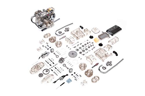 Franzis Verlag Boxermotor Kit de ingeniería para modelo clásico bicilíndrico de BMW R 90 S, 200 piezas, escala 1:2