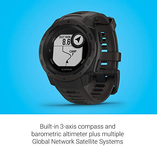 Garmin Instinct - Reloj con GPS, Unisex, Grafito, 1