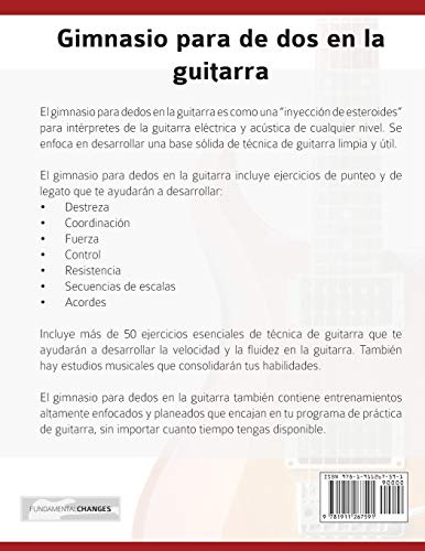 Gimnasio para dedos en la guitarra: Desarrolla resistencia, coordinación, destreza y velocidad en la guitarra (técnica de guitarra 3)