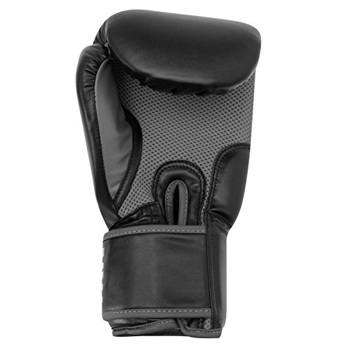 Guantes de boxeo, de Everlast, para entrenamiento, artes marciales, hombre, color negro, tamaño 340 g