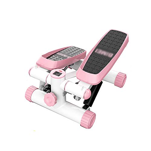 GYH Maquinas de Step Maquinas de Step, Fitness Deportivo Equipo Multifunción Hogar Mini Maquinas de Step Aeróbico Entrenamiento Stepper (Color : Pink)