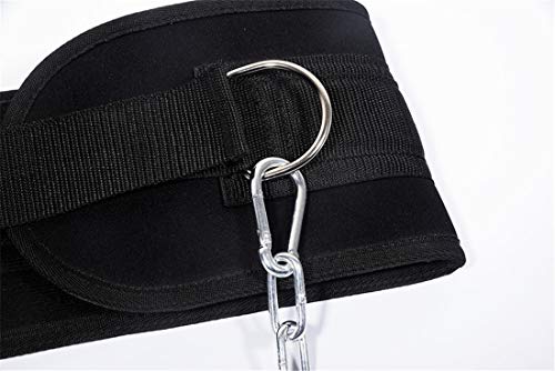 HemeraPhit - Cinturón de Dip con Cadena para Levantamiento de Pesas