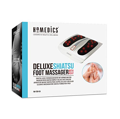 HoMedics FM-TS9-2EU - Masajeador de pie Shiatsu con calor