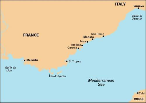 Imray Chart M15: Marseille to San Remo (M Series)