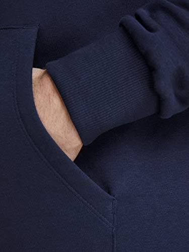 Jack & Jones Jjecorp Logo Sweat Hood Noos Capucha, Azul (Navy Blazer Detail: Reg Fit), Medium para Hombre