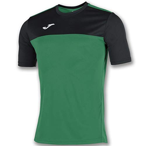 Joma Winner Camiseta de Equipación M/c, Hombre, Verde/Negro, M