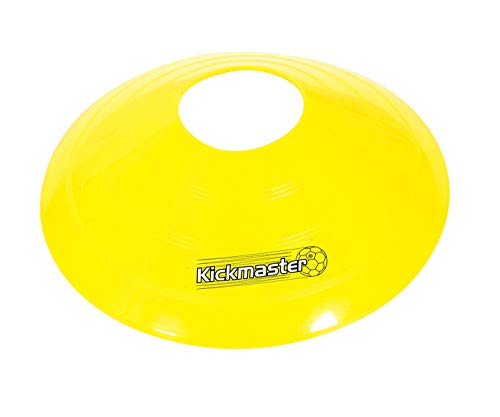 Kickmaster Ultimate Football Challenge - Kit de entrenamiento completo, color amarillo/negro