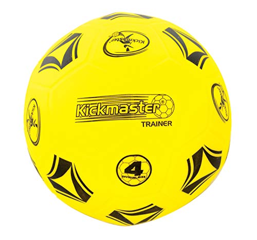 Kickmaster Ultimate Football Challenge - Kit de entrenamiento completo, color amarillo/negro