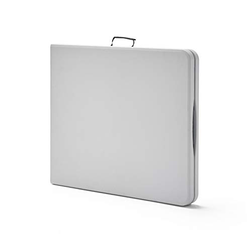 KitGarden Folding 180 - Mesa Plegable, color Blanco, 180x74x74 cm