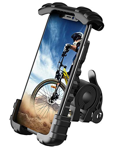 Lamicall Soporte Movil Bicicleta, Soporte Motocicleta - Universal Rotación 360° Soporte Manillar para Phone 11 Pro MAX, XS MAX, XR, X, 8, 7, 6S, Samsung S10 S9 S8 S7, Huawei, 4.7-6.8" Smartphones