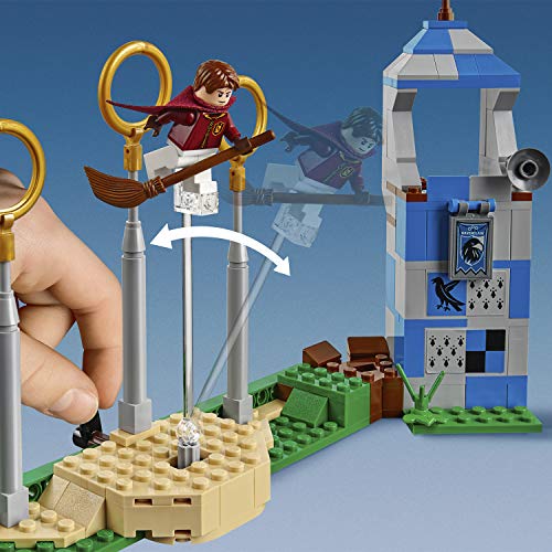 LEGO Harry Potter - Partido de Quidditch, Set de Construcción de Juguete del Deporte de Hogwarts (75956)