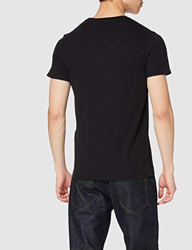 Levi's SS Original Hm tee Camiseta, Negro (Cotton + Patch Black 0009), Large para Hombre