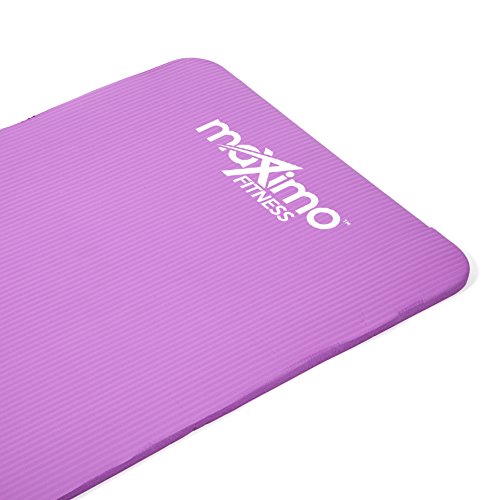 Maximo Exercise Mat NBR Fitness Mat - Multi Purpose - 183 x 60 x 1.2 centimetres - Yoga, Pilates, Sit-Ups, Stretching, Home, Gym - Perfect for Men and Women.