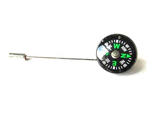 Miniblings Brújula Tie Rack Pin Insignas Medida de 2cm
