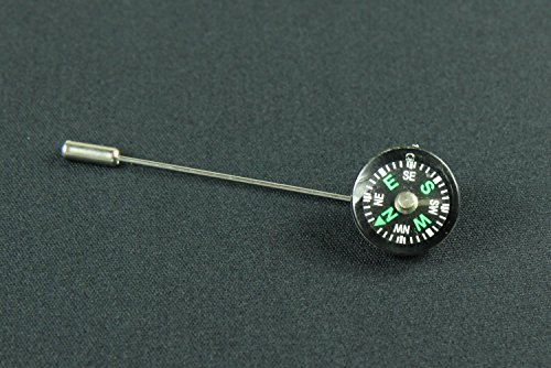 Miniblings Brújula Tie Rack Pin Insignas Medida de 2cm