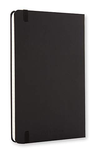 Moleskine 944350 - Cuaderno de tapa dura, de rayas, grande, negro