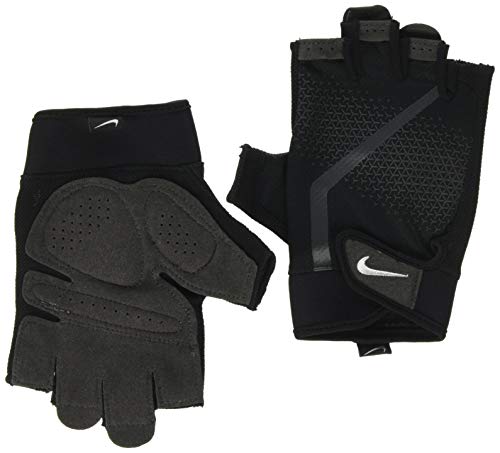 Nike Guantes de entrenamiento para hombres, negro / antracita / blanco, talla L