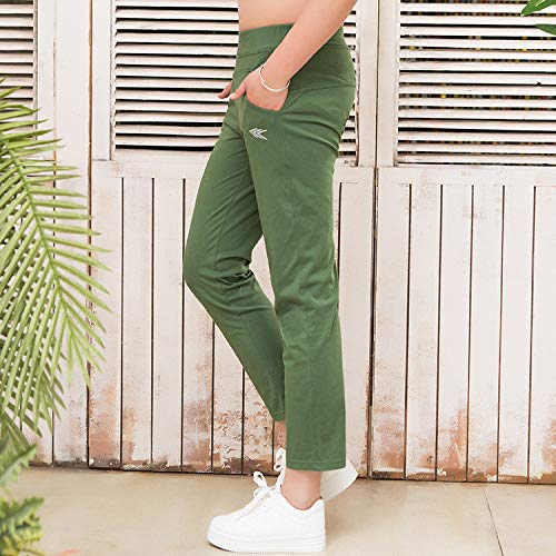 NOBRAND - Pantalones de verano para mujer de mediana edad y edad avanzada Verde verde XXL