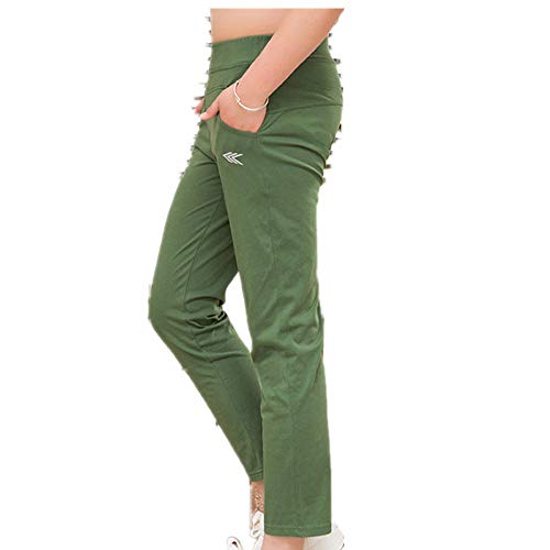 NOBRAND - Pantalones de verano para mujer de mediana edad y edad avanzada Verde verde XXL