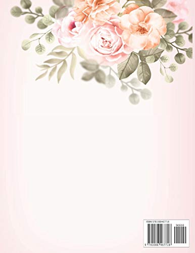 Nuestra Boda Planificador y Agenda: Organizador y Agenda para Novias o Novios para planear todas las actividades previas a la boda tema floral 8.5 x 11 in 135 pag