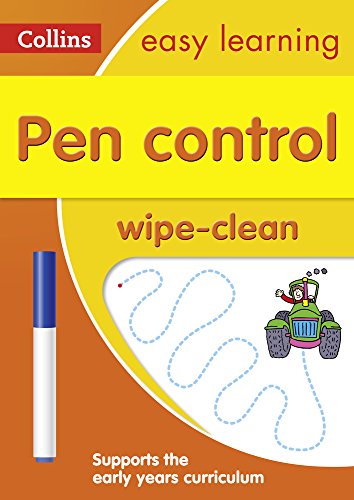 Pen Control Age 3-5 Wipe Clean Activity Book: Prepare for Preschool with easy home learning (Collins Easy Learning Preschool)