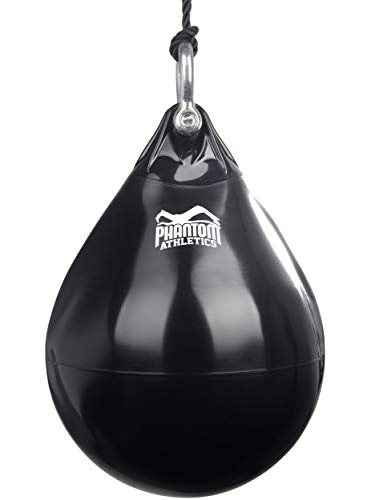 Phantom Athletics - Saco de boxeo para adultos (rellenable con agua), color Negro
, tamaño L: Ø 55cm, Höhe 71cm, bis zu 85kg, 55.00 x 55.00 x 81.00centimeters