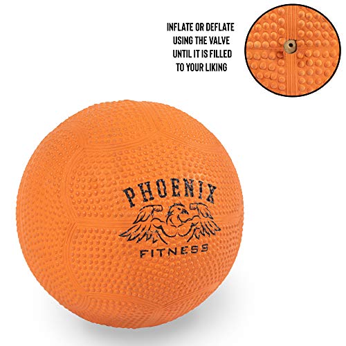 Phoenix Fitness RY929 - Balón Medicinal, Color Multicolor, Talla 3 kg