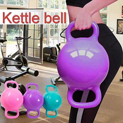 qiuqiu Kettle Bells, Kettle Bells De Peso Ajustable, Yoga Kettle Bells, Ladies Fitness Pesas Portátiles Llenas De Agua, Pilates Kettle Dumbbells