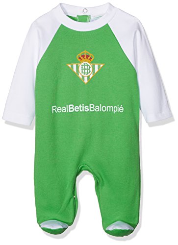 Real Betis Balompié Pelbet Pelele, Bebé-Niños, Multicolor (Verde / Blanco), 18