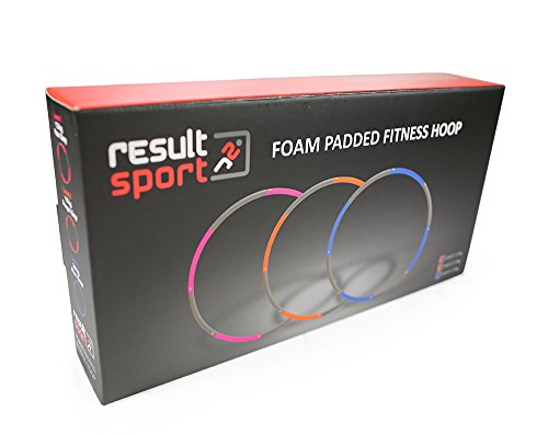 ResultSport Level 1 Foam Padded 1.2 Kg Weighted - Aro de Fitness (100 cm, Adulto), Color Rosa