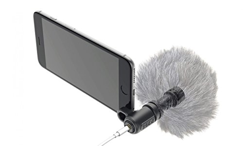 Rode VideoMic Me - Micrófono Direccional para Apple iPhone and iPad, Jack 3.5 mm, Soporte Flexible, Negro