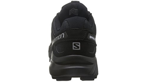 Salomon Speedcross 4, Zapatillas de Trail Running para Hombre, Negro (Black/Black/Black Metallic), 42 2/3 EU