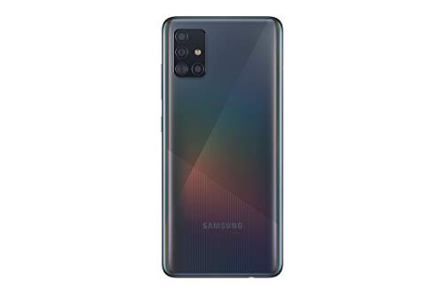 Samsung Galaxy A51 - Dual SIM, Smartphone de 6.5" Super AMOLED (4 GB RAM, 128 GB ROM, cámara Trasera 48.0 MP + 12.0 MP + 5.0 MP + 5 MP, cámara Frontal 32 MP) Negro [Versión española]