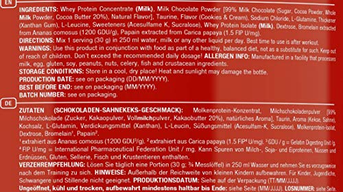 Scitec Nutrition 100% Whey Protein Professional Suplemento Nutricional de Proteinas con Sabor de Chocolate Cookies & Cream, 2350 g